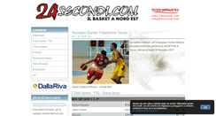 Desktop Screenshot of 24secondi.com